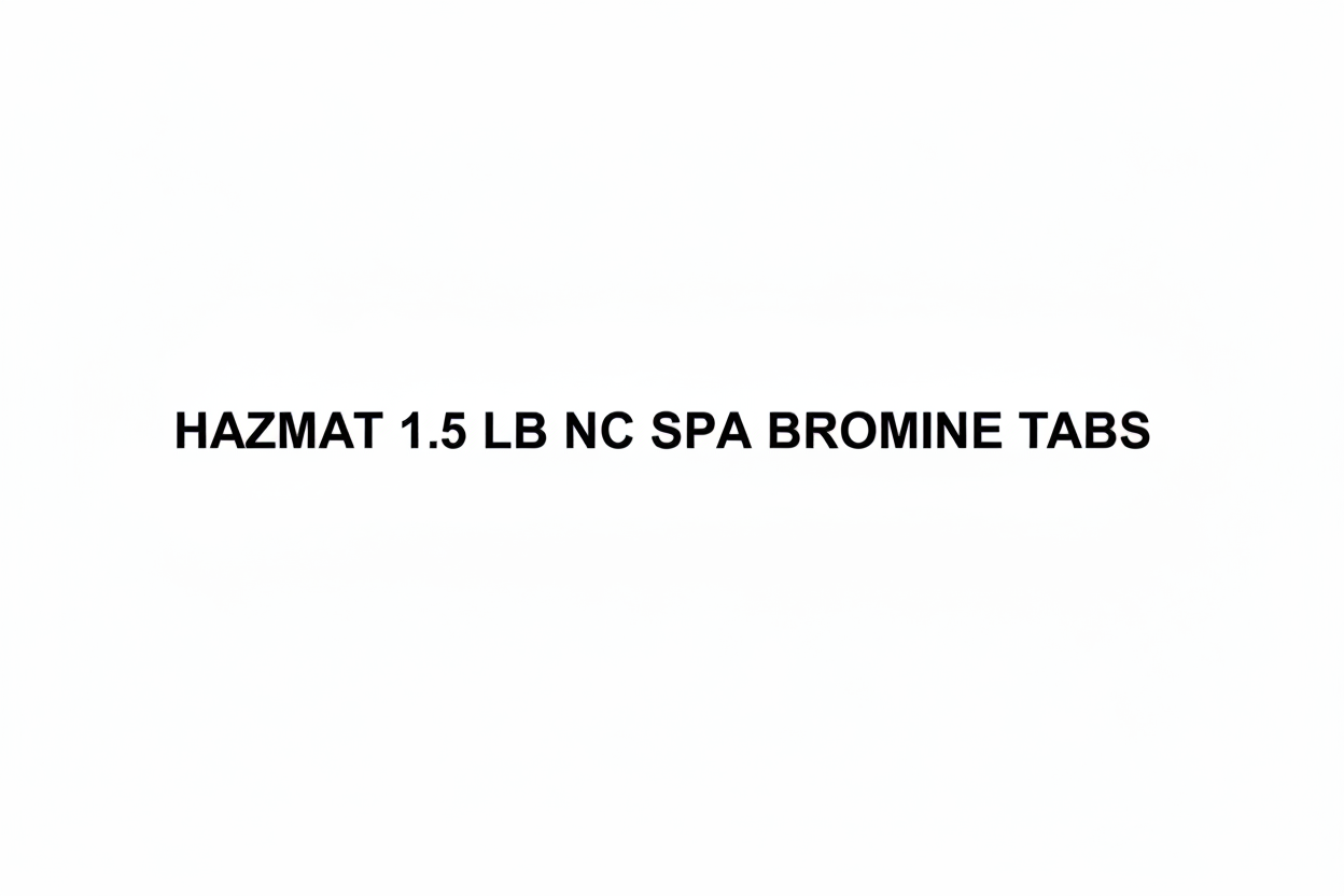 Spa chemicals
