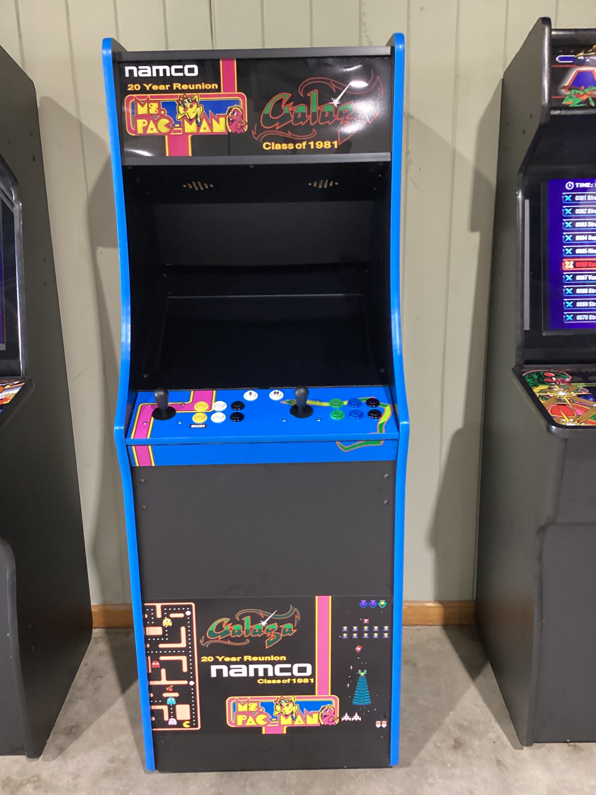 Miss Pac-Man and Galaga