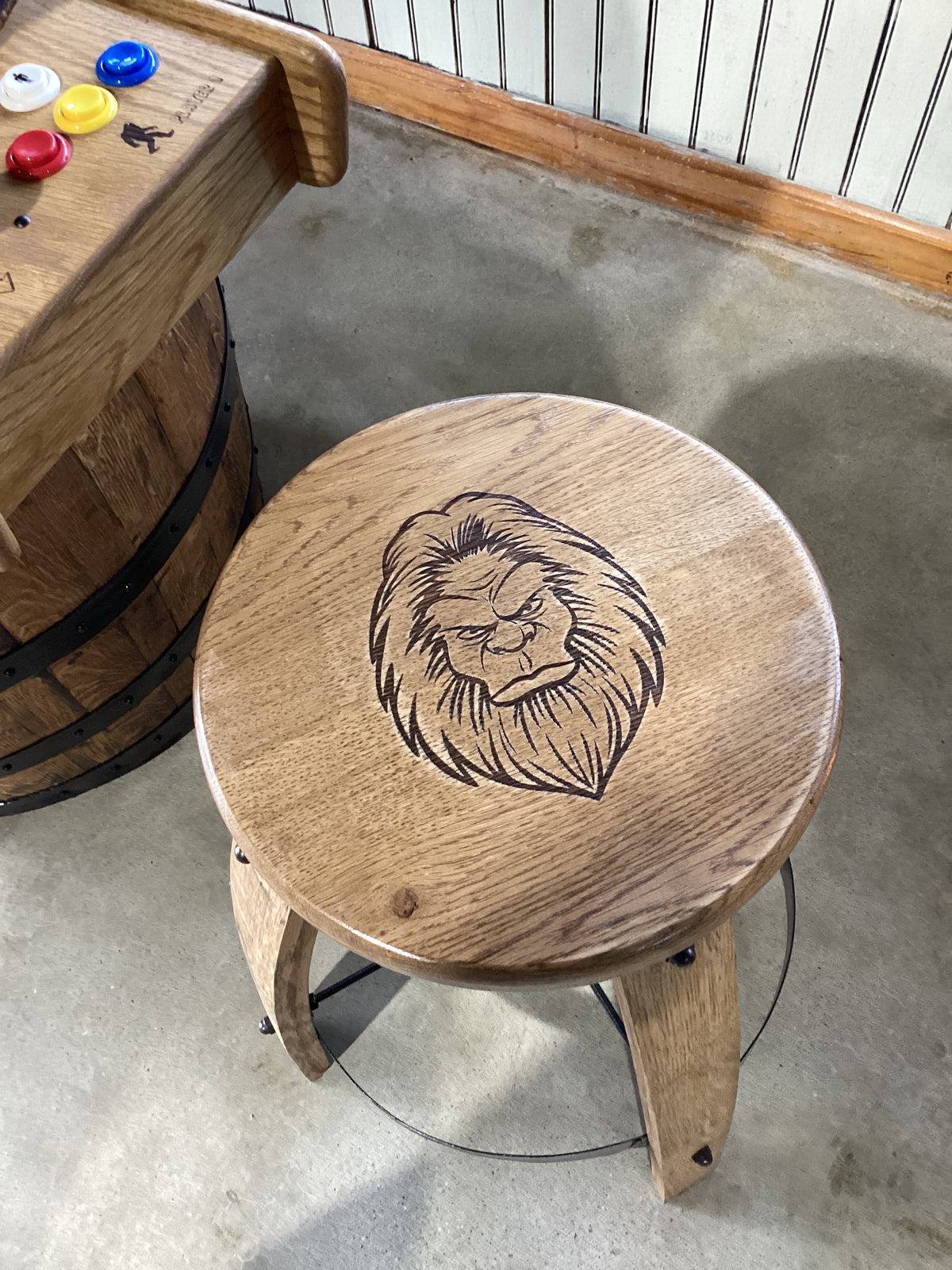Barrel arcade game