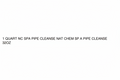 Pipe cleanse spa chemicals