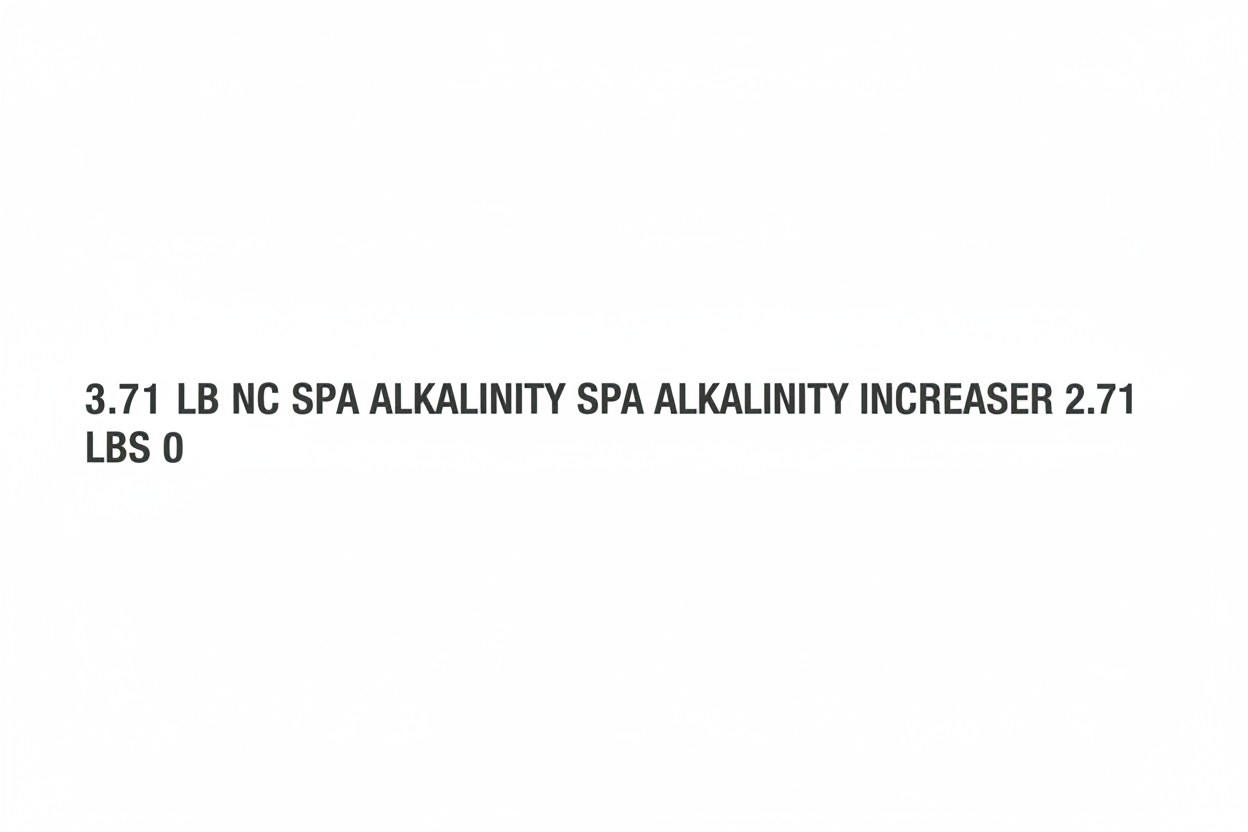 Spa chemicals