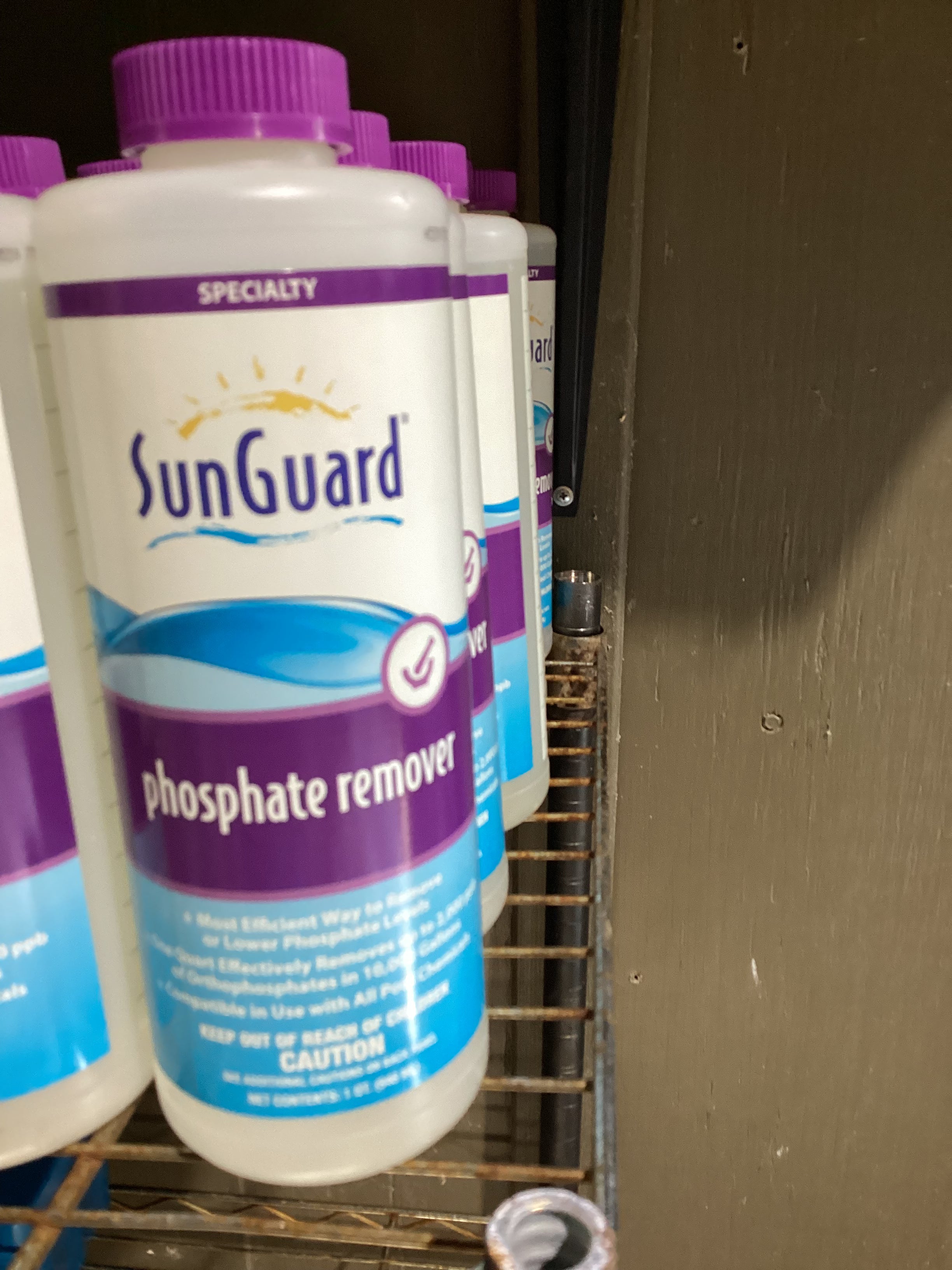 Sunguard phosphate remover