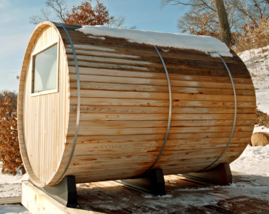 Huntington 4-6 Person Canopy Barrel Sauna