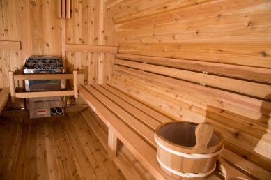 Vienna 2 Person Canopy Barrel Sauna