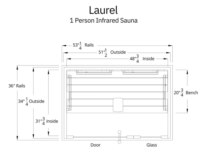 Laurel 1 Person Infrared Sauna