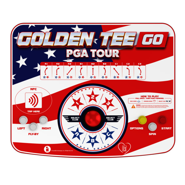 Golden Tee GO PGA TOUR: Stars and Stripes Edition