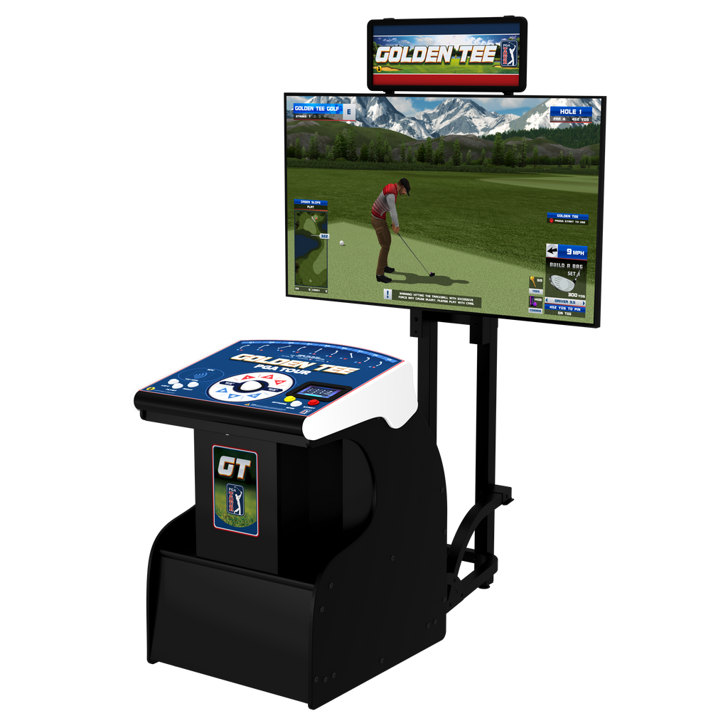 Golden Tee PGA TOUR Showpiece PRO w/Stand