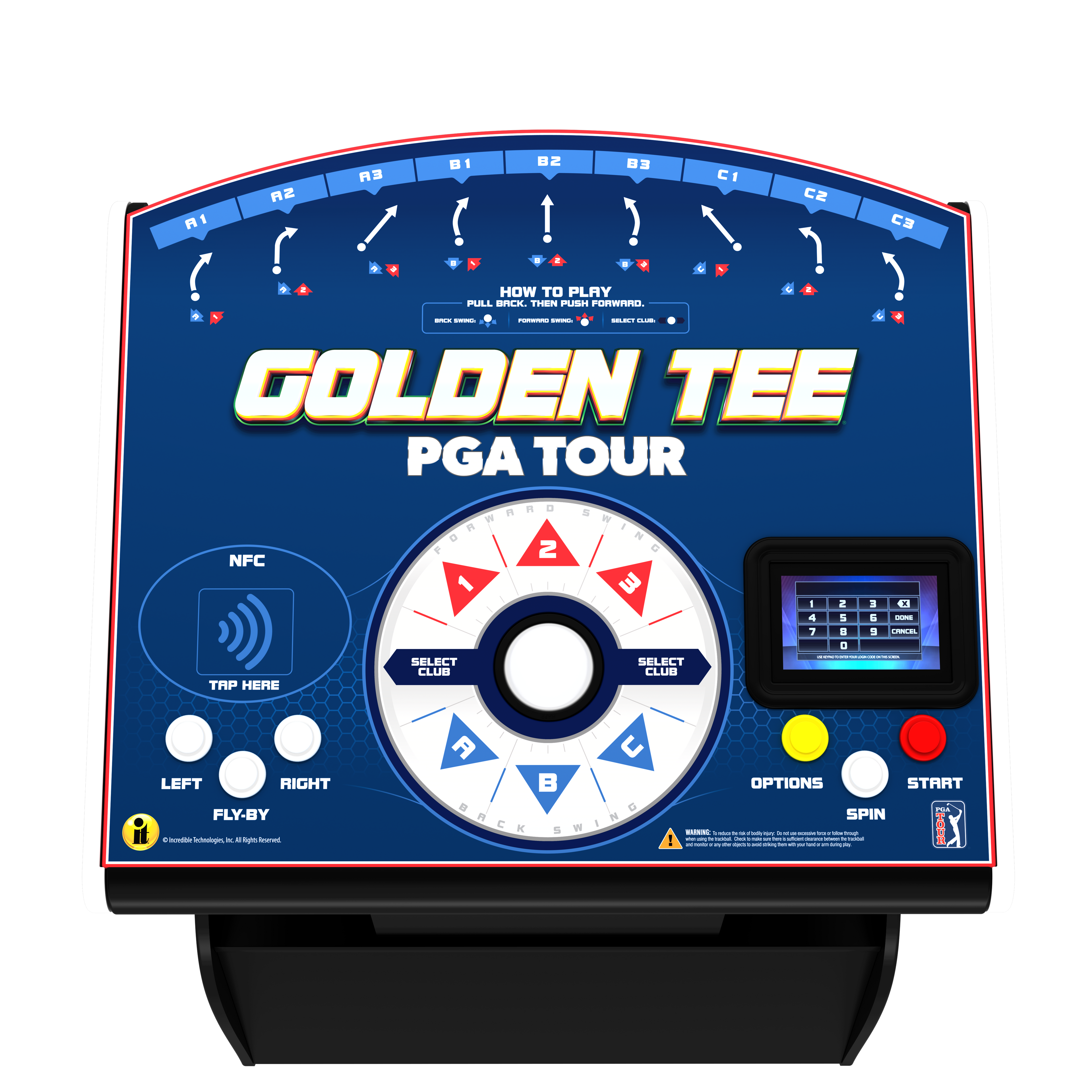 Golden Tee PGA TOUR Showpiece PRO w/o Stand